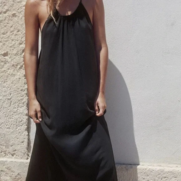 Zara Black Maxi Dress - Picture 1 of 3